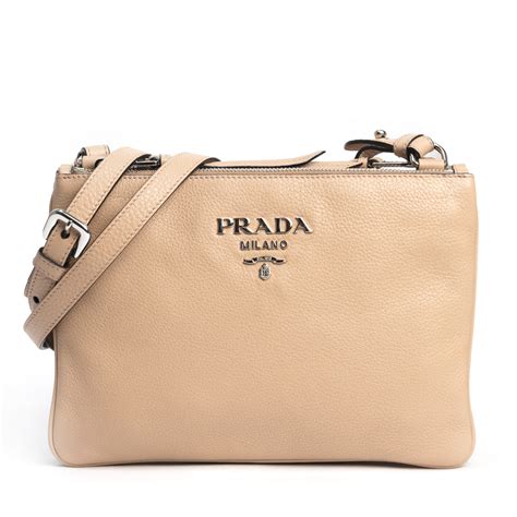 prada vitello phenix camera bag beige|Prada Vitello Phenix .